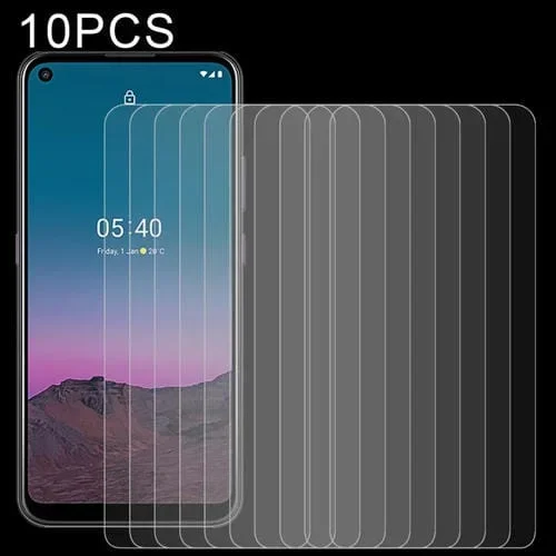 10 PCs Película de Vidrio Templado Nokia 5.4 0.26mm 9H 2.5D