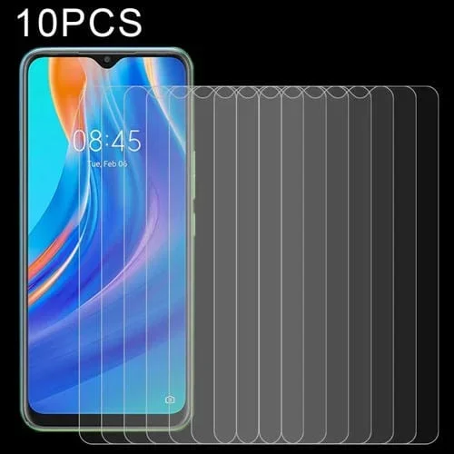 10 PCs Película de Vidrio Templado Tecno Spark 7P 0.26mm 9H 2.5D