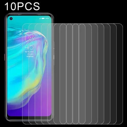 10 PCs Película Vidrio Templado Tecno Pova 0.26mm 9H 2.5D