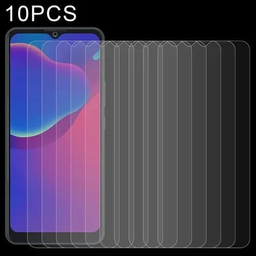 10 PCs Película Vidrio Templado ZTE Blade V2021 5G 0.26mm 9H 2.5D
