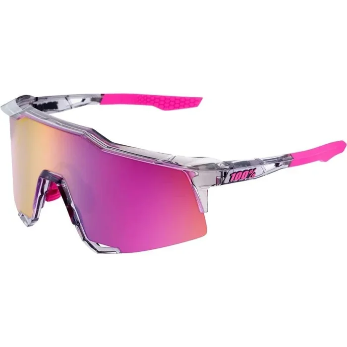 100% speedcraft xs – mirror lens tokyo nights / transl. grey