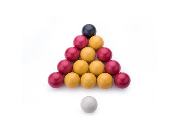1001jouetsfr – Juego de 16 bolas de billar (50,8 mm, resina para juego inglés 8 piscinas)