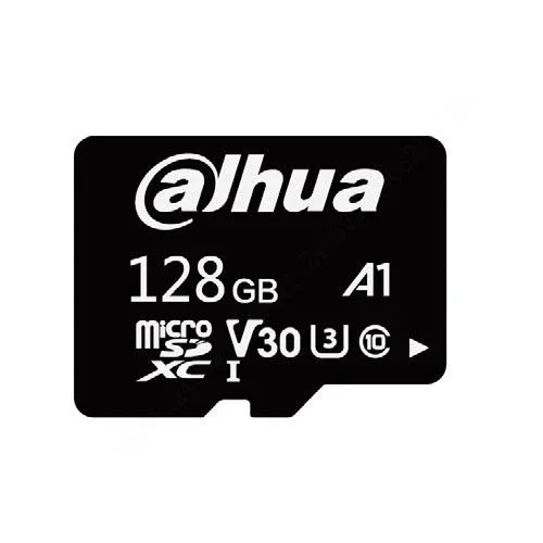 128gb, entry level video surveillance microsd card, read speed up to 100 mb/s, write speed up to 50 mb/s, speed class c10, u3, v30, a1 (dhi-tf-l100-128g)