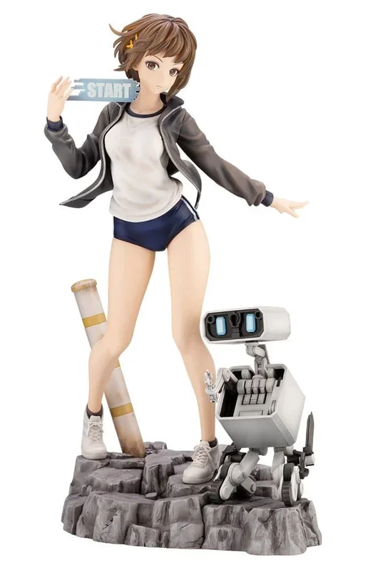 13 sentinels: aegis rim estatua artfxj pvc 1/8 natsuno minami & bj 25 cm