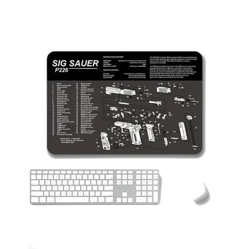 2 Pcs Transferencia de Calor Antideslizante Juego de Ratón Office 3Mm (Sps-Sigp226)