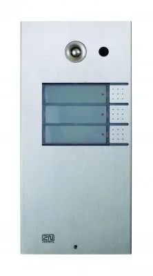 2N Telecommunications Helios IP Vario Plata – Telefonillo (Plata, 100 x 29 x 210 mm)