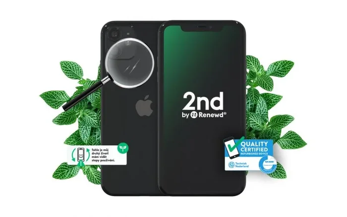 2nd by Renewd iPhone 11 SIM doble iOS 13 4G 4 GB 64 GB 3110 mAh Negro