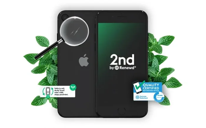 2nd by Renewd iPhone SE 2020 SIM doble iOS 13 4G 3 GB 256 GB 1821 mAh Negro