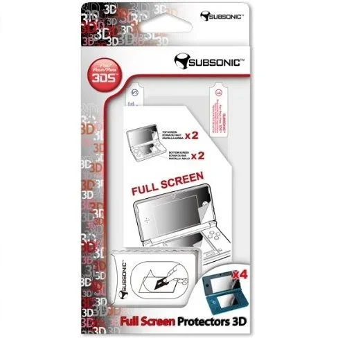 4 protections d’écrans pour 3DS/Dsi Importación francesa