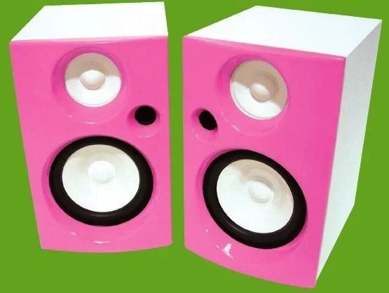4026 Pareja Cajas Altavoces Activos 2 Vias COLORES