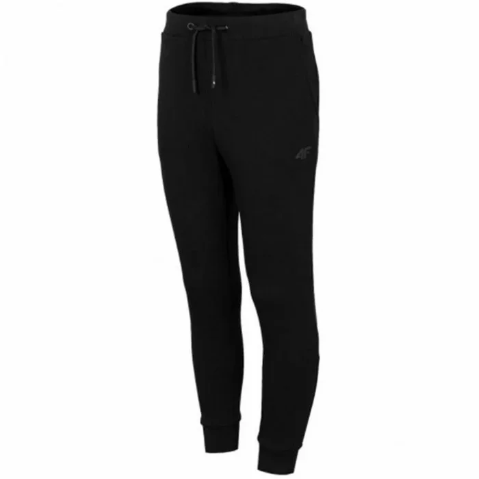 4F JUNIOR Boy’s Trousers JSPMD001, Deep Black, 146 para Niños