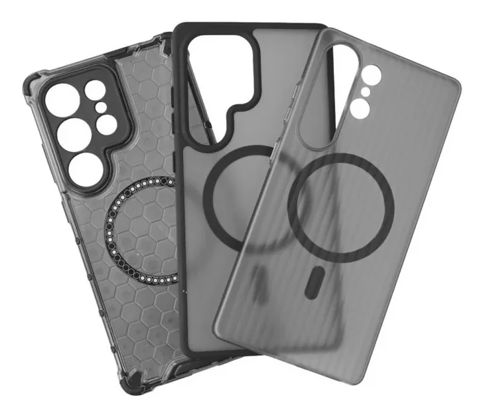 4smarts 541406 funda para teléfono móvil 17,5 cm (6.9″) Gris, Transparente