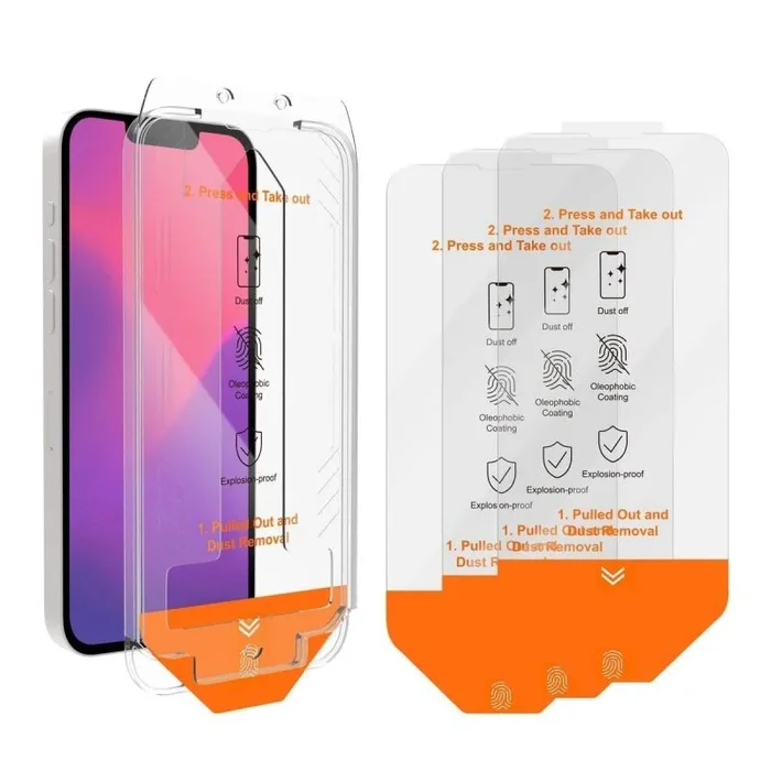 4smarts Second Glass – Kit de servicio para iPhone 16e (10 unidades)