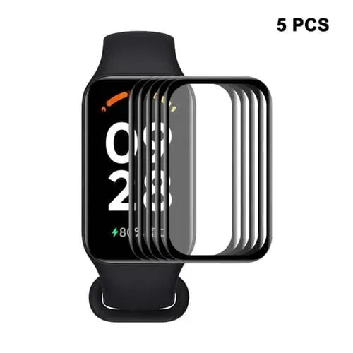 5 Uds Película Protectora para Redmi Smart Band 2 Enkay Hat-Prince 3D Cobertura Completa Suave PC Edge + Pmma HD