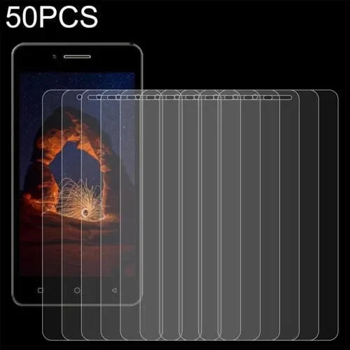 50 PCs Película de Vidrio Templado Tecno P12 0.26mm 9H 2.5D