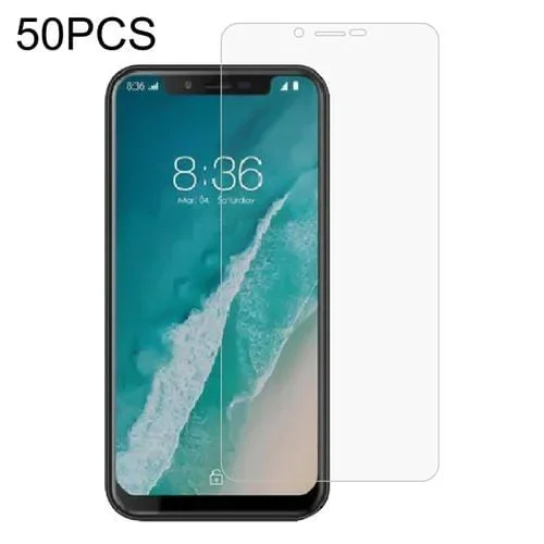 50 PCs Película de Vidrio Templado Ulefone X 0.26mm 9H 2.5D