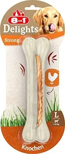 8in1 Chicken Bone Strong Perro Snacks Pollo 130 g