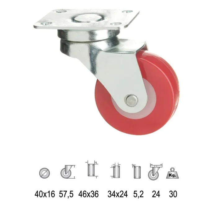 A Forged Tool 11112360 rueda para mobiliario