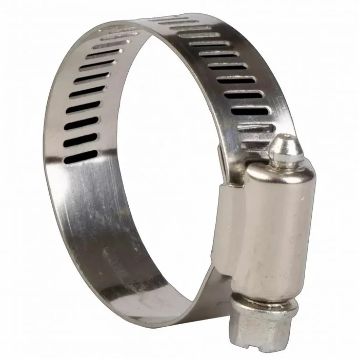 Abrazadera tipo caracol 80-100 mm, 10 unidades, ideal para fijación y sujeción de mangueras grandes, fabricada en acero inoxidable, ajustable, duradera y fácil de instalar.