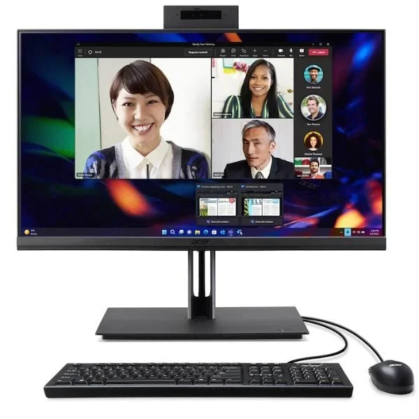 Acer Veriton VZ4714GT Intel® Core™ i7 i7-13700 60,5 cm (23.8″) 1920 x 1080 Pixeles Pantalla táctil PC todo en uno 16 GB DDR4-SDRAM 512 GB SSD Windows 11 Pro Wi-Fi 6E (802.11ax) Negro