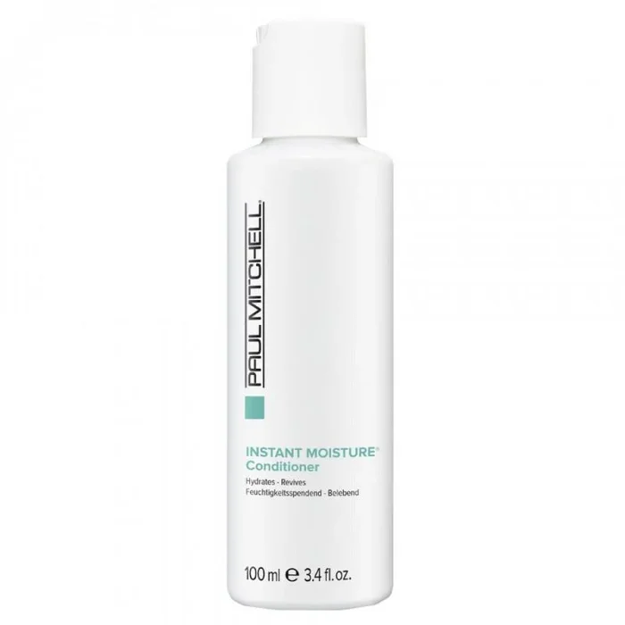 Acondicionador hidratante Paul Mitchell Instant Moisture, libre de parabenos, nutrición intensiva para el cabello, 100 ml