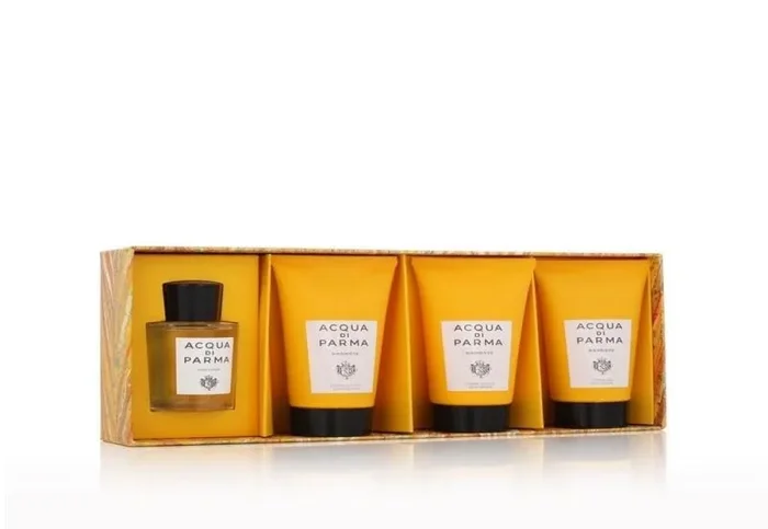 Acqua Di Parma BLU Meditteraneo Fico Di Amalfi – Set de Regalo de 3 Piezas para Hombres (2.5 onzas Eau De Toilette Spray + Gel de Ducha de 1.3 oz + loción Corporal de 1.7 oz)