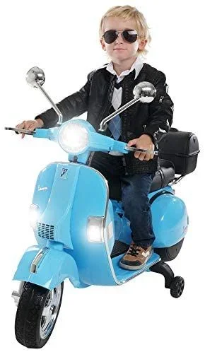 Actionbikes Vespa PX 150 Blue Kids Electric Scooter Marca Actionbikes Motors