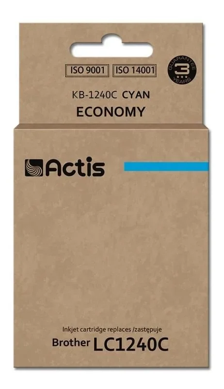 Actis Tinta KB-1240C (reemplazo de Brother LC1240C/LC1220C; estándar; 19 ml; azul)