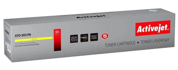 Activejet ATO-301YN cartucho de tóner 1 pieza(s) Compatible Amarillo