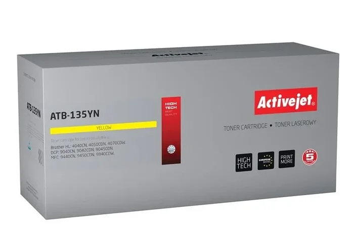 Activejet Cartucho de tóner ATB-135MN (repuesto Brother TN-135M/TN-130M; Supreme; 4000 páginas; rojo)