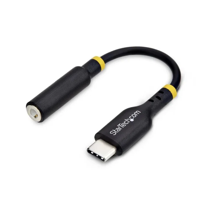 Adaptador de Audio USB-C a 3,5mm TRRS Minijack – Adaptador de Audio DAC USB Tipo C de Auriculares con Micrófono