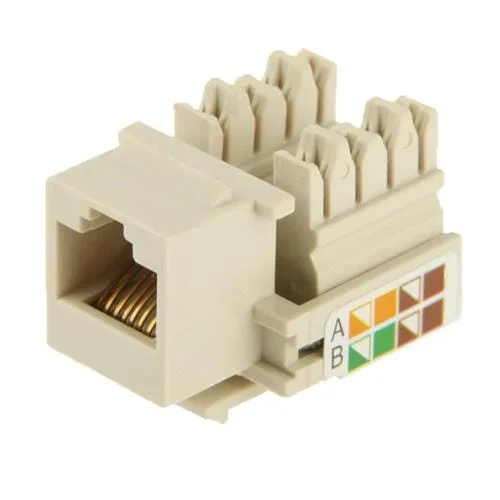 Adaptador de Conector de Módulo Jack RJ45 Cat5E de Red
