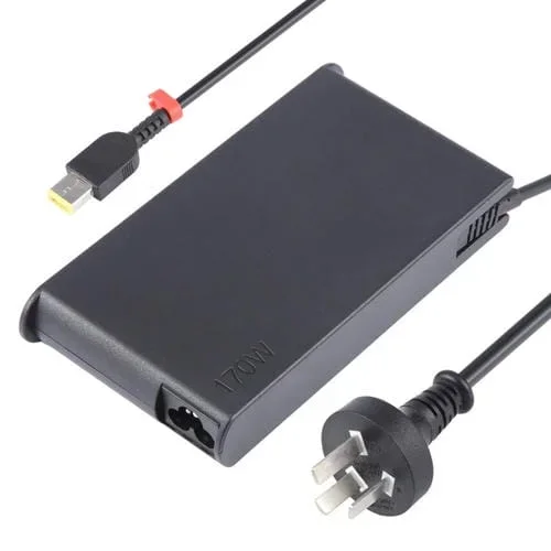 Adaptador de Corriente para Computadora Portátil Lenovo Big Square USB 170W 20V 8.5A Enchufe AU