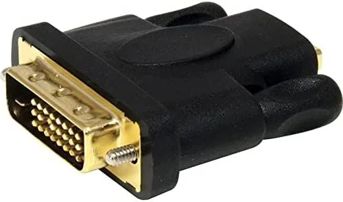 Adaptador HDMI a DVI – DVI-D Macho – HDMI Hembra – Conversor – Negro