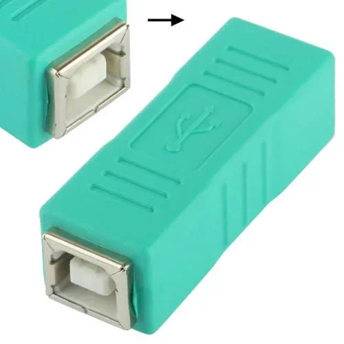 Adaptador USB 2.0 Bf a Bf (Verde)