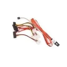 Adaptec 2275300-R ACK-I-mSASx4-SAS-SB-0.7M – Cable SCSI Interno (SFF-8087) a SCSI Interno (basado en Controlador) con señales de Banda Lateral integradas (0,7 m)