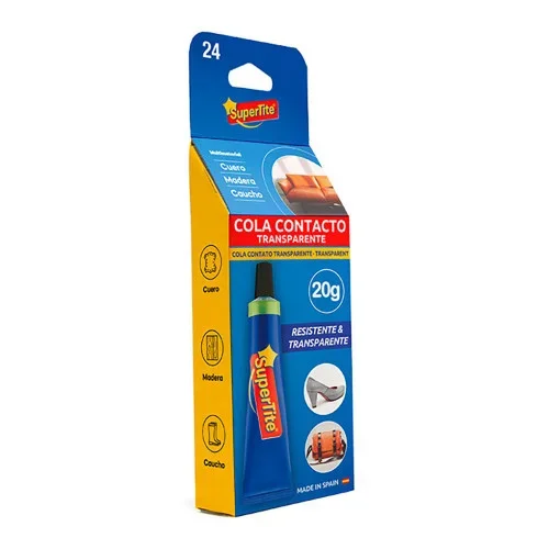 Adhesivo contacto transparente blister 20 ml