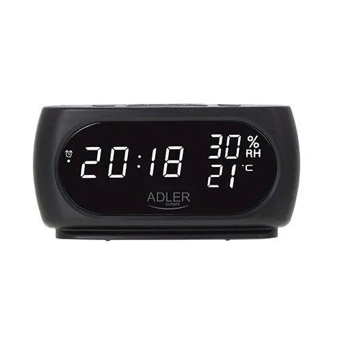 Adler AD 1186 despertador Reloj despertador digital Negro