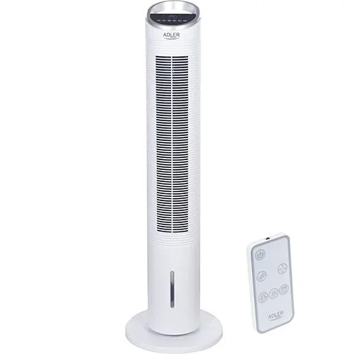 Adler Tower Air Cooler 2L 3in1 aire acondicionado portátil 59 dB Blanco