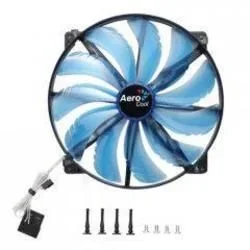 Aerocool Silent Master 200mm Carcasa del ordenador Ventilador 20 cm Negro, Azul