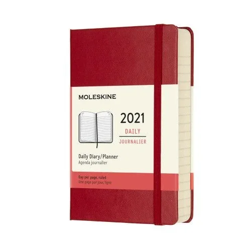 Agenda 12m semanal p s.red tapa dura 2021 moleskine