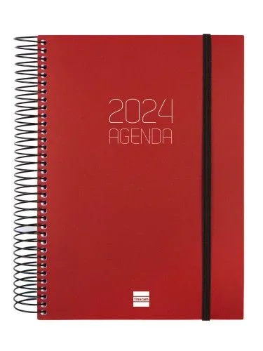Agenda 2024 opaque e10 dia pagina burdeos finocam 742917424