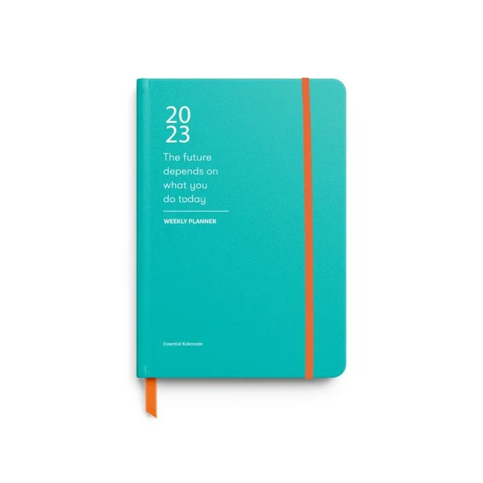 Agenda anual 2023 semana vista a5 color fun blue essential kokonote