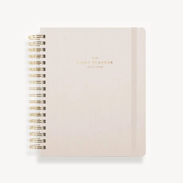 Agenda escolar 2022/2023 dia pagina a5 12 meses misty gray kokonote