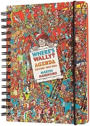 Agenda escolar 2023/2024 semana vista a5 12 meses ¿donde esta wally?