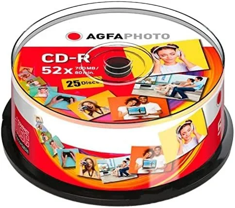 AgfaPhoto 400001 CD en blanco CD-R 700 MB 25 pieza(s)