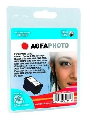 AgfaPhoto APHP339B – Cartucho de tóner Adecuado para PS2610, Color Negro