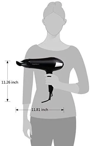 Aigostar Monique 32hie – 2400w Secador Profesional Iónico De Con 2 Velocidades Y 3 Ajustes De Temperatura. Protección Contra El Sobrecalentamiento. No Incluye Difusor Y Boquilla Concetradora De Aire.