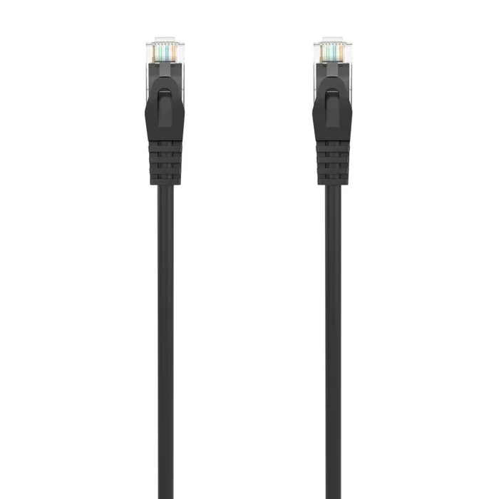 AISENS Cable de Red Latiguillo RJ45 LSZH Cat.6A 500 Mhz UTP AWG24, Negro, 3.0M