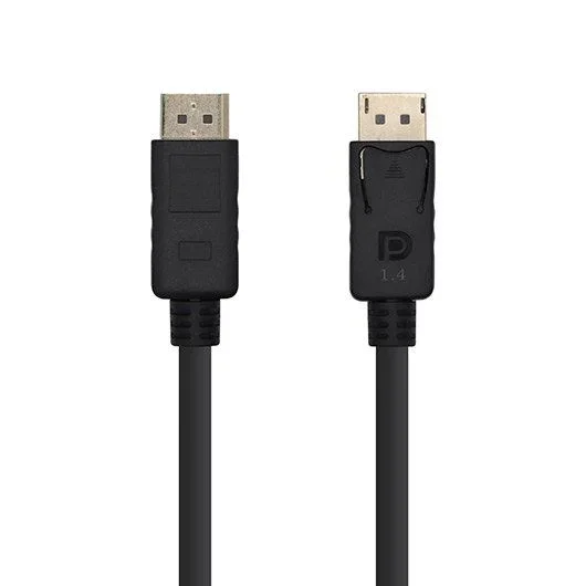 AISENS Cable Displayport V1.4 8K@60HZ, DP/M-DP/M, Negro, 2.0m